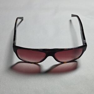 John Varvatos Tortoise Shell Sunglasses with Red Lenses